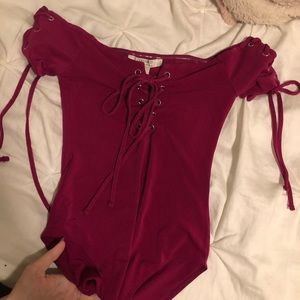 Forever 21 pink bodysuit